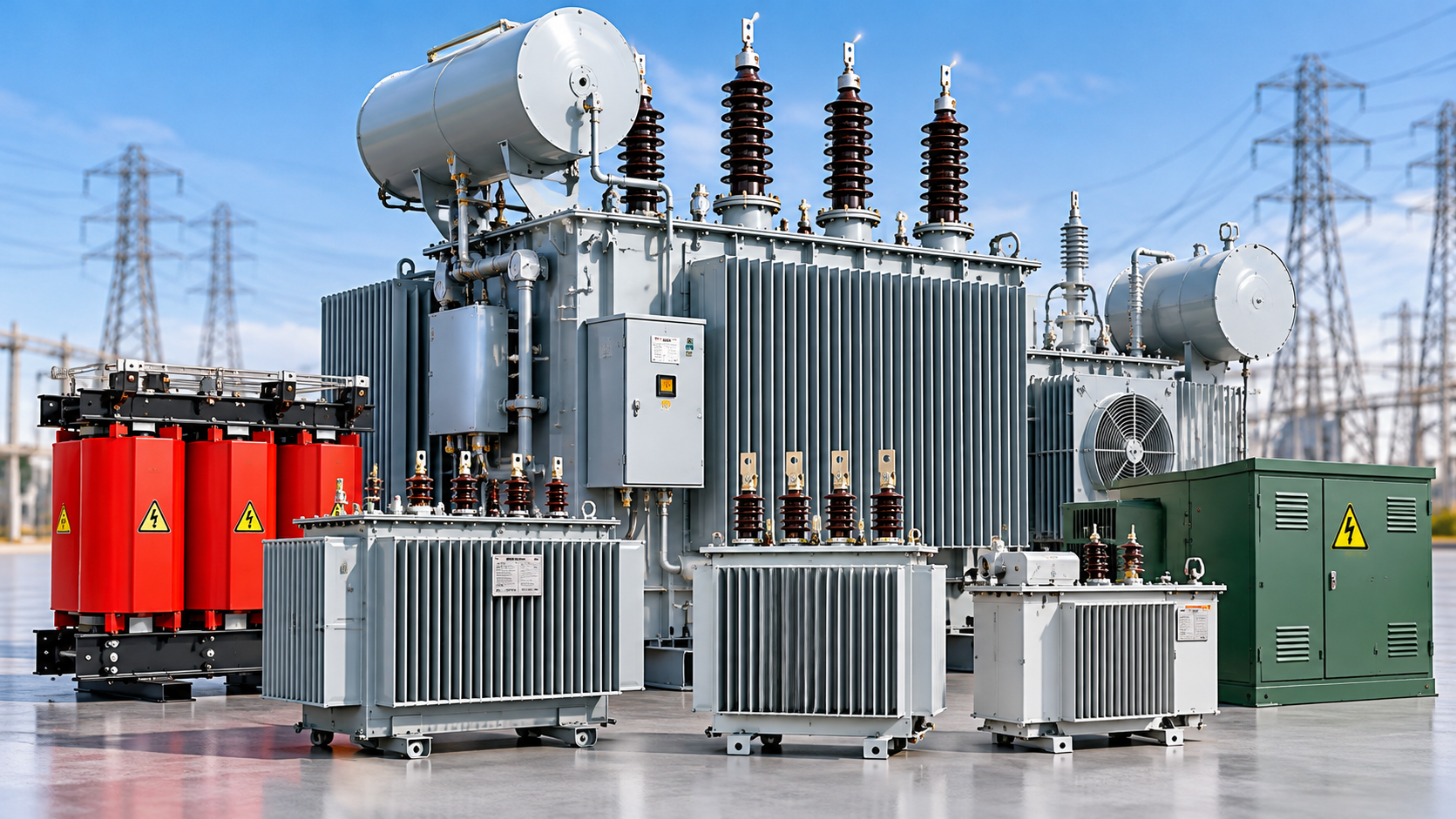Power and distribution transformers